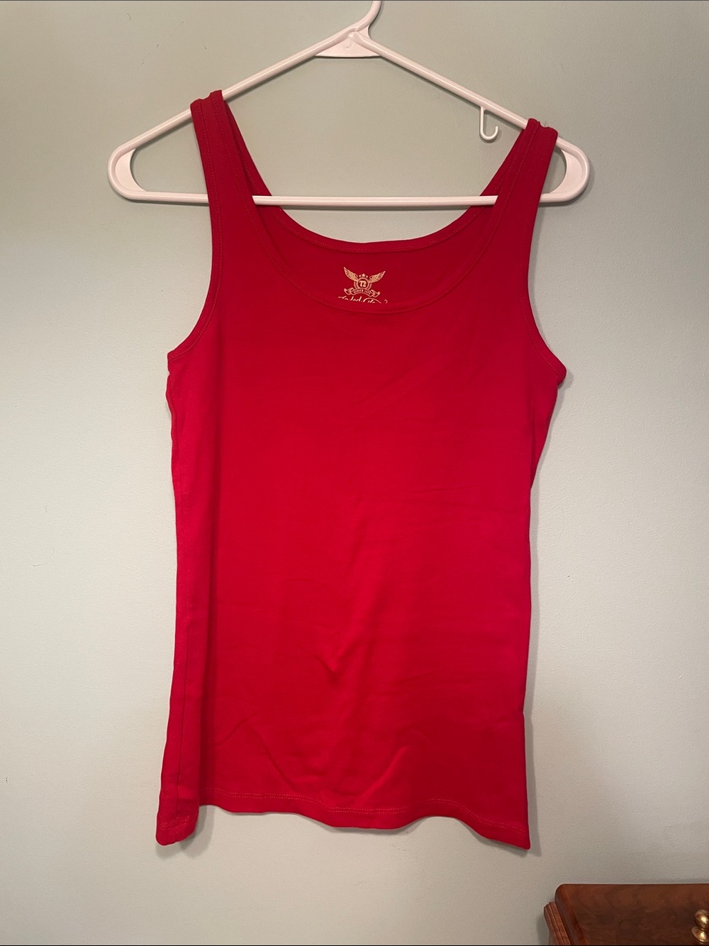 Faded Glory Bright Red Scoop Neck Tank